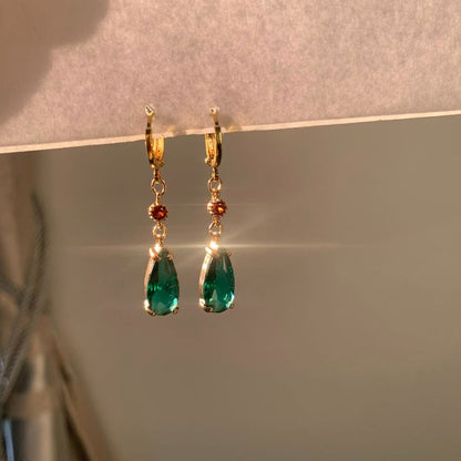 Vibrant Gold Drop Earrings