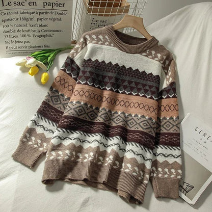 Chloe Cozy Fair Isle Sweater