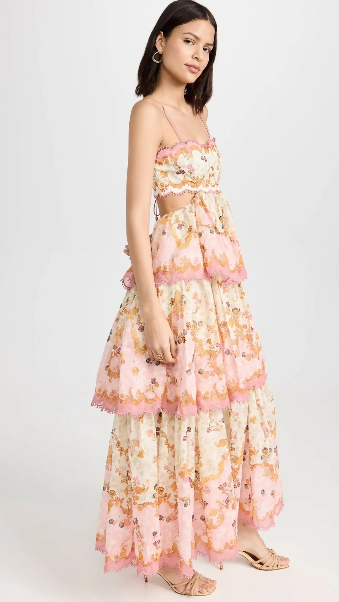 Lily Floral Tiered Maxi Dress