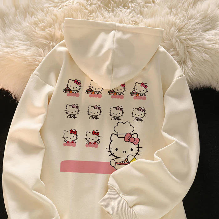 Mia Hello Kitty Print Hoodie