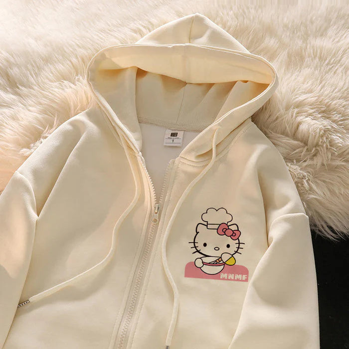 Mia Hello Kitty Print Hoodie