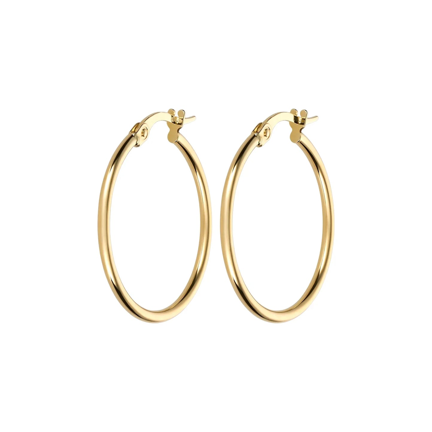 Minimalist Gold Hoop Earrings