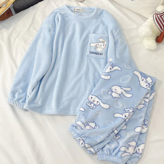 Plushy Sanrio Pajamas Set