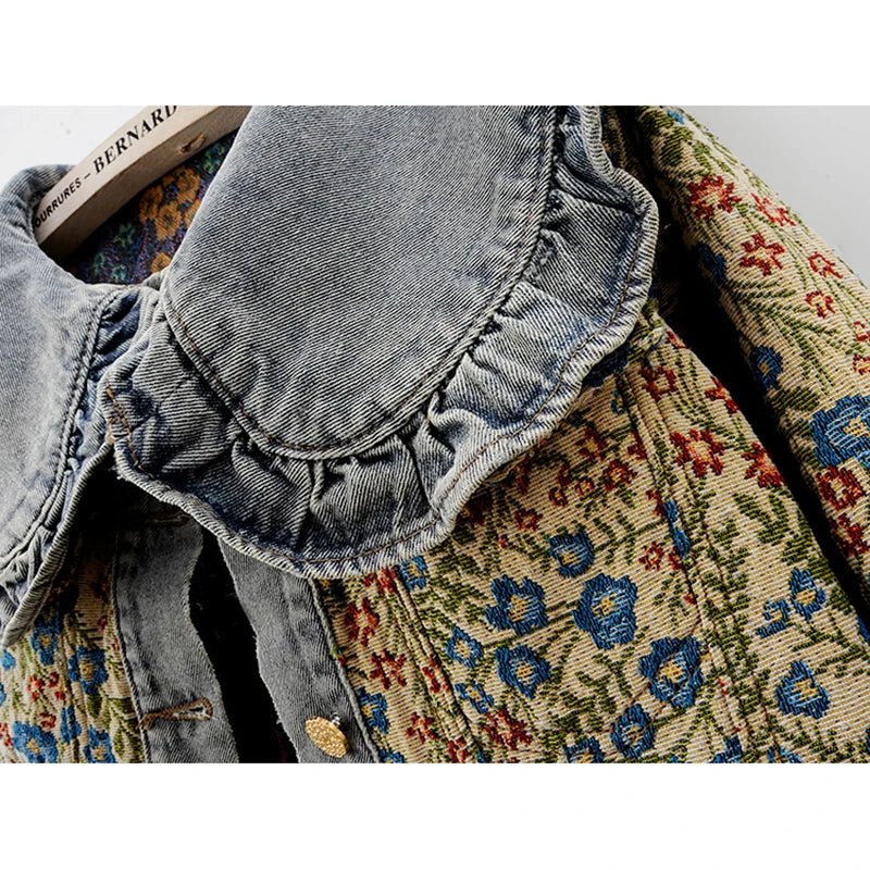 Clara Floral Denim Jacket